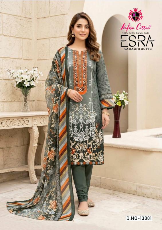 Nafisa esra vol 19 designer dress material wholesaler in mumbai